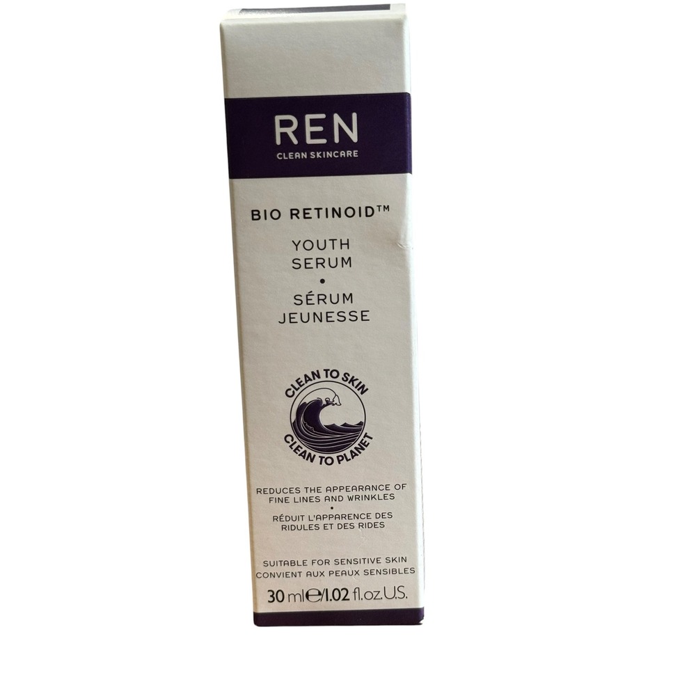 REN Clean Skincare Bio Retinoid Youth Serum 30ml 1.02oz New in Box